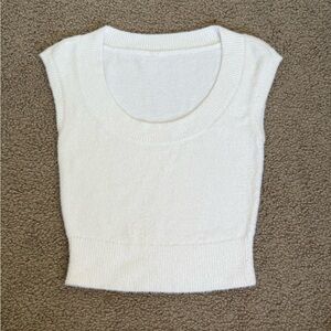 alo - snuggle short sleeve - ivory